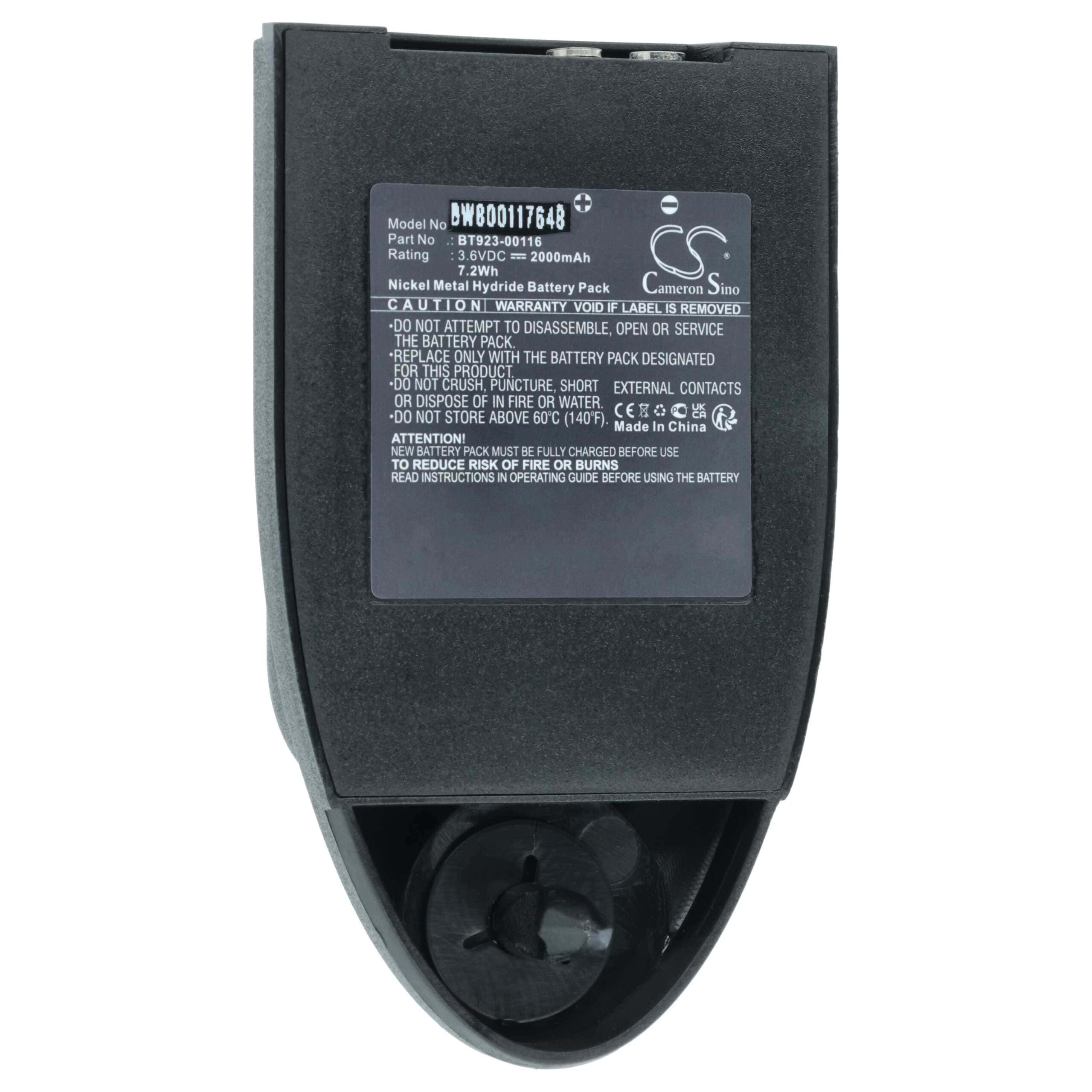 Bateria de Substituição vhbw para Comando Remoto Industrial Cattron Theimeg BAT-0000327, BT923-00116 - 2000 mAh - Image 3
