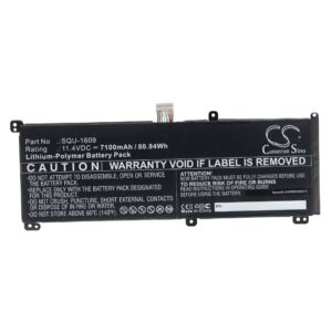 Bateria para Portátil vhbw compatível com Schenker / Thunderobot SQU-1609 - 7100 mAh 11.4 V Li-polímero
