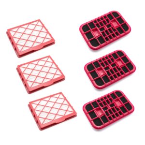 Conjunto de 3 Filtros para Aspirador Lux, Electrolux 1 Classic - Filtros de Carvão Ativo e EPA