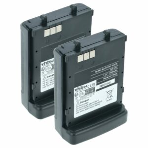 Bateria vhbw 2x para Rádio Icom BP-173, BP-180H, BP-180 - 1100 mAh 7.2 V NiMH