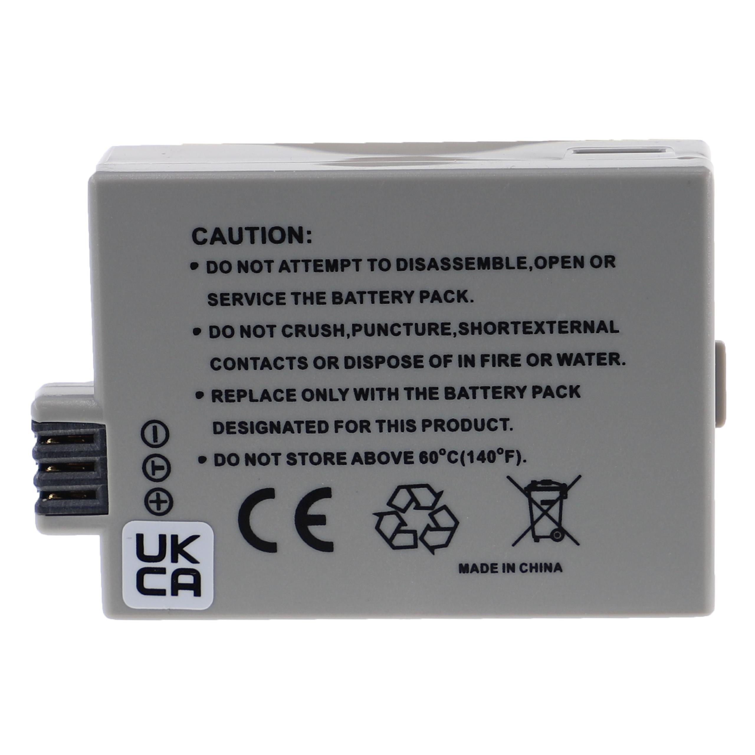 Bateria EXTENSILO para Canon LP-E5, LC-E5 - 1100mAh, 7.4V, Li-Ion - Image 2