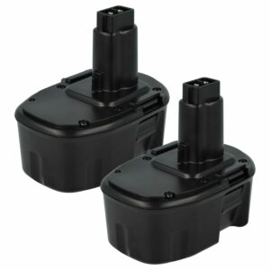 2x Bateria vhbw para Dewalt DE9092, DE9091, DE9094, DC9091, DE9038 - 3000 mAh, 14.4 V, NiMH