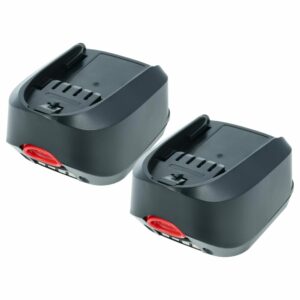 2x Bateria de substituição para Al-Ko B125, B100, B50 e compatíveis - 2000 mAh, 18 V, Li-Ion