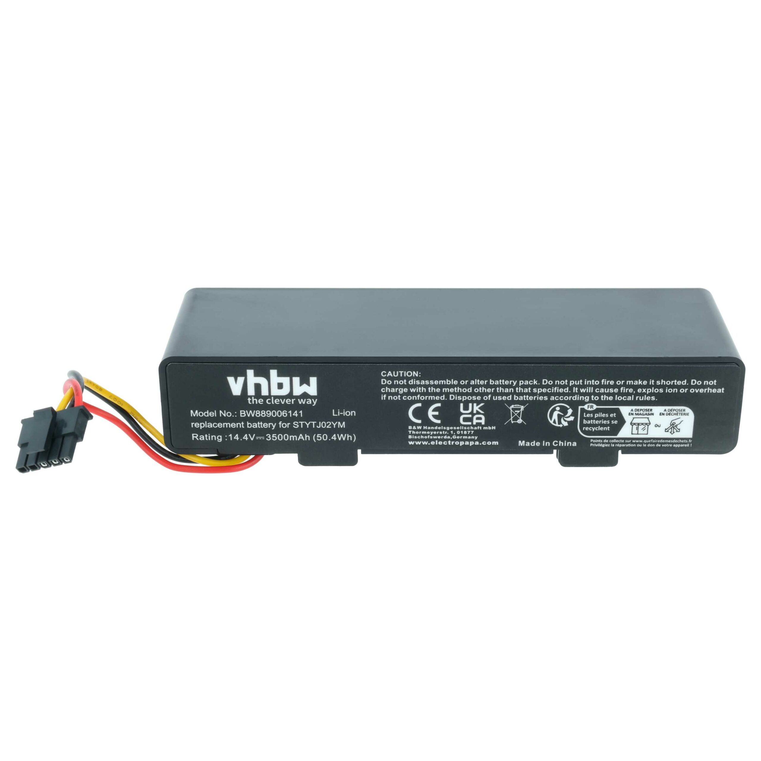 Bateria vhbw compatível com Haier MH1-4S1P-SC para Proscenic, Xiaomi, Viomi - 3500mAh, 14.4V, Li-Ion - Image 3