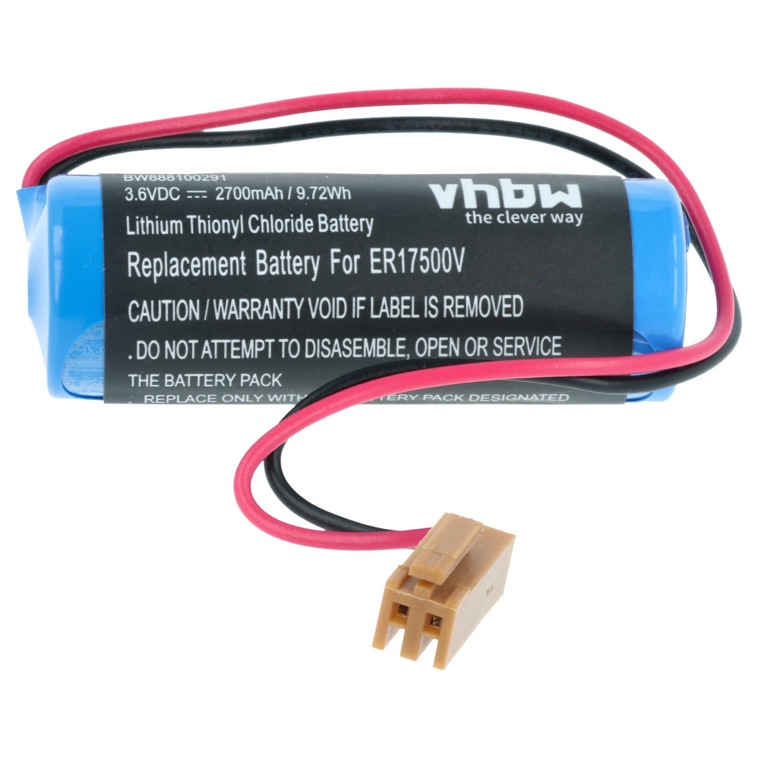 Bateria vhbw ER17/33 para Controlador CNC 5x - 2700 mAh 3.6V Li-MnO2 - Image 4