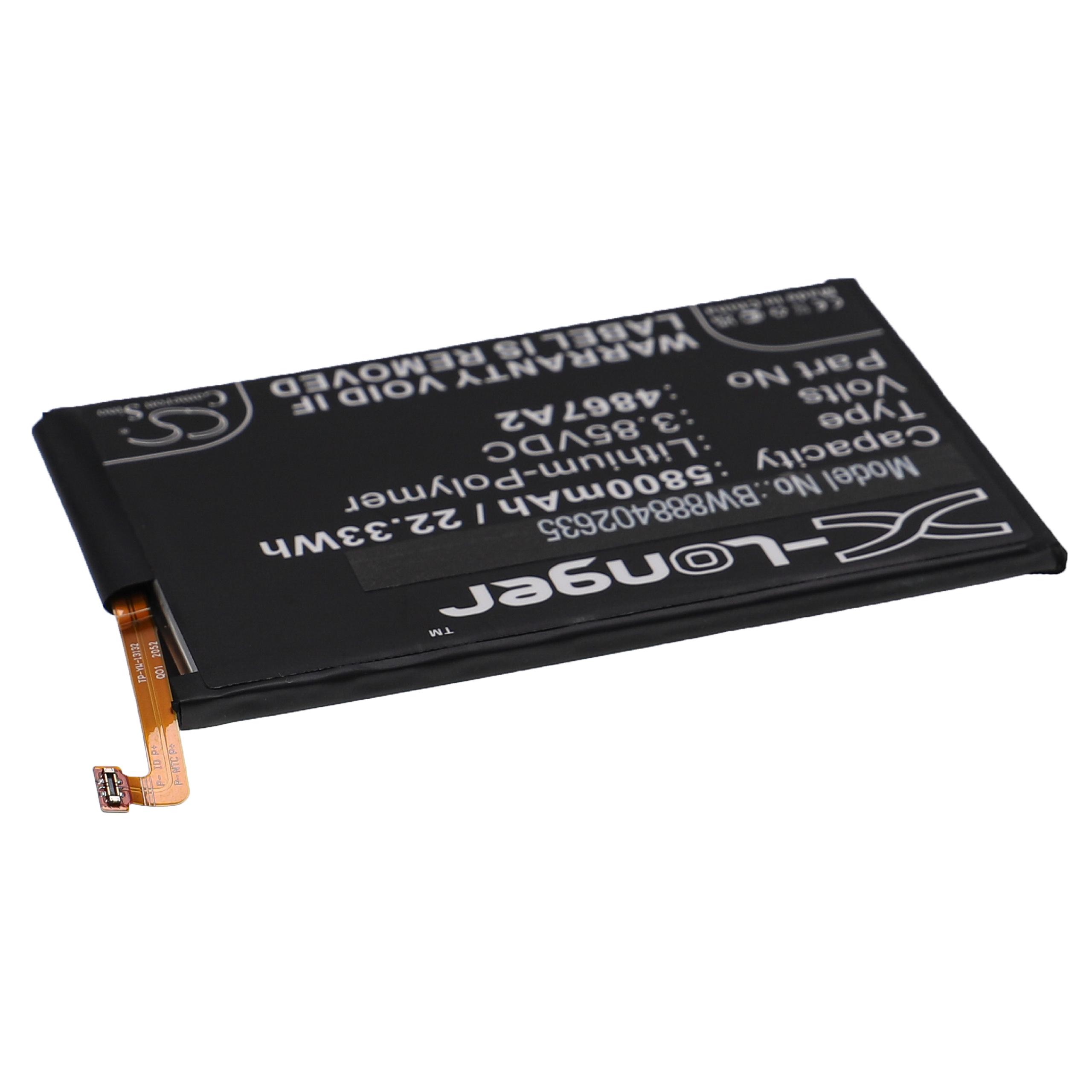 Bateria para Telemóvel Wiko 4867A2 - 5800 mAh 3.85 V Li-polímero vhbw - Image 3
