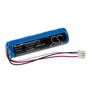 Bateria vhbw para Theradome - 3400 mAh 3.7 V Li-Ion