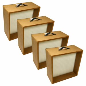 4x Cartucho Filtro vhbw compatível com Teka, ELMAG, KEMPER - Filtro HEPA E10