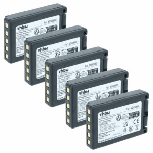 5x Bateria de Substituição para Teleradio M245060, 22.381.2, D00004-02 Controlo Remoto - 1800 mAh