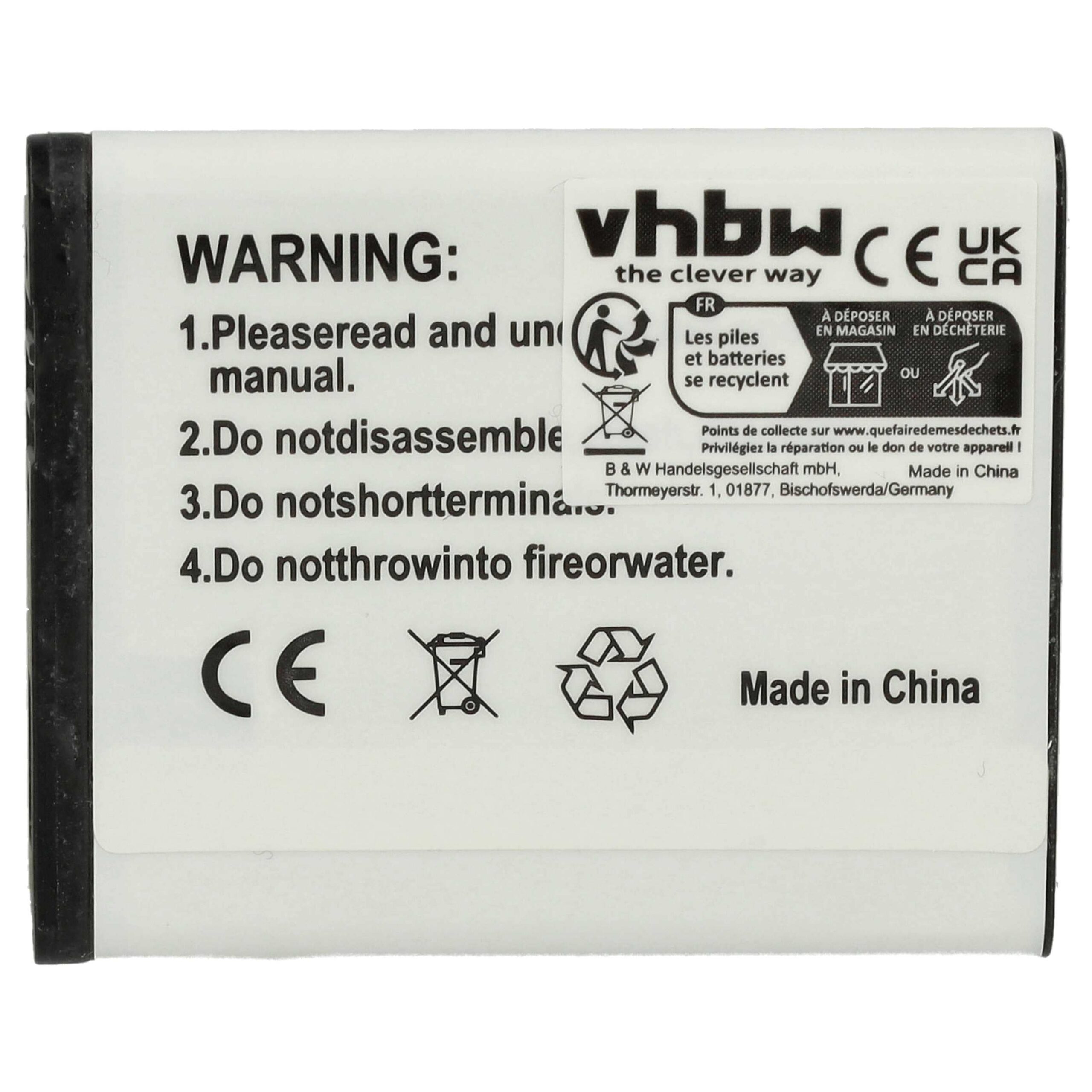 Bateria para Telemóvel Samsung AB483640BU, AB483640BE - 700 mAh 3.7 V Li-Ion vhbw - Image 4