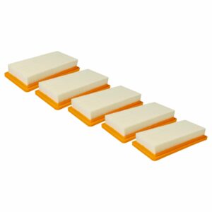 5x Filtro Motor de Substituição Kärcher 6.414-631, 6.414-631.0 para Aspiradores Kärcher, 10 x 18.9 cm