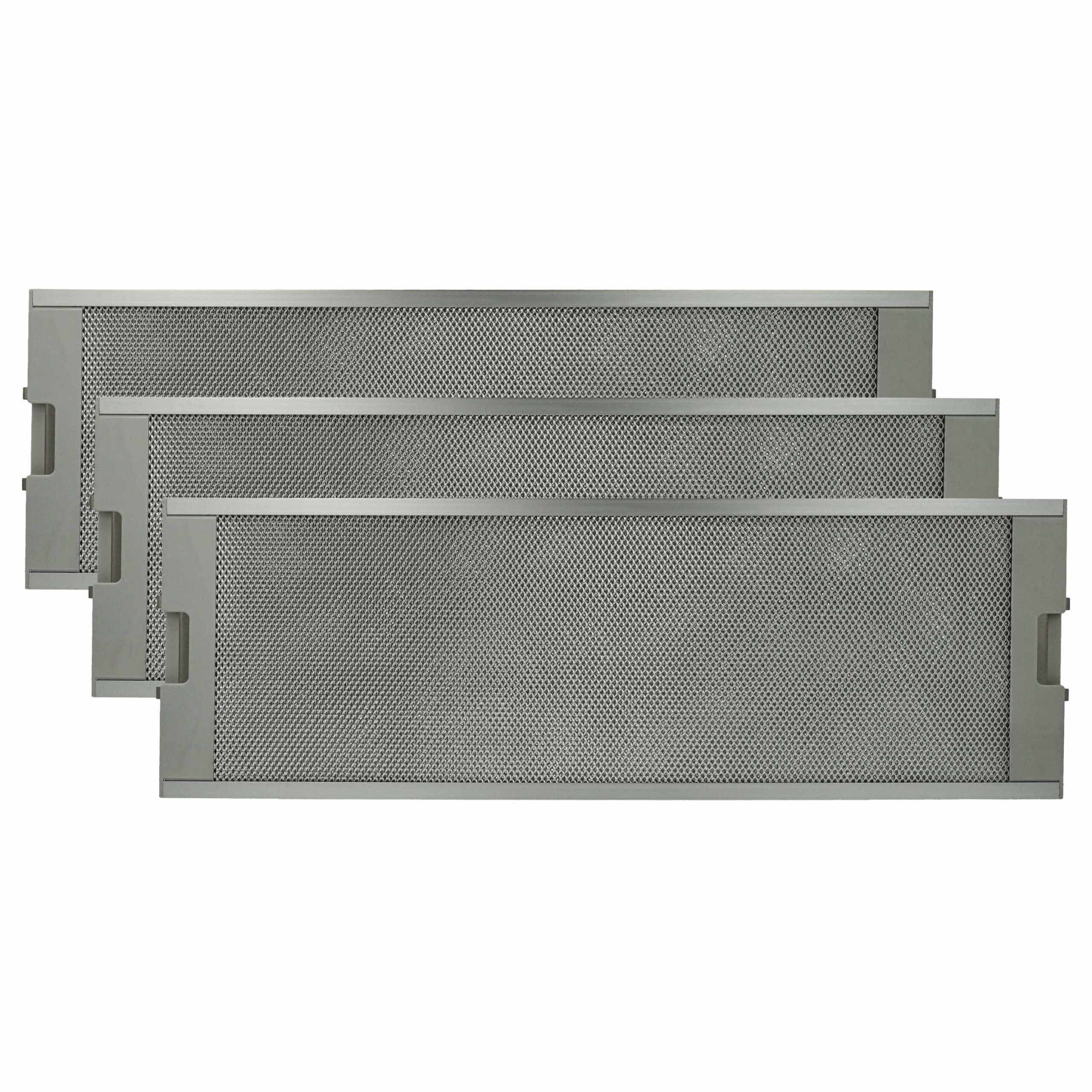 3x Filtro de Gordura Metal de Longa Duração vhbw - Substituição Europart 804080