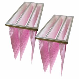 2x Filtro de Bolso F7 para Ar Condicionado e Sistemas de Ventilação - 59,5 x 29 x 5,1 cm
