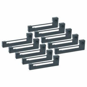 10 Fitas de Tinta Compatíveis com Epson ERC-05, C43S015352 para Impressoras de Matriz de Pontos e Recibos TEC - Preto