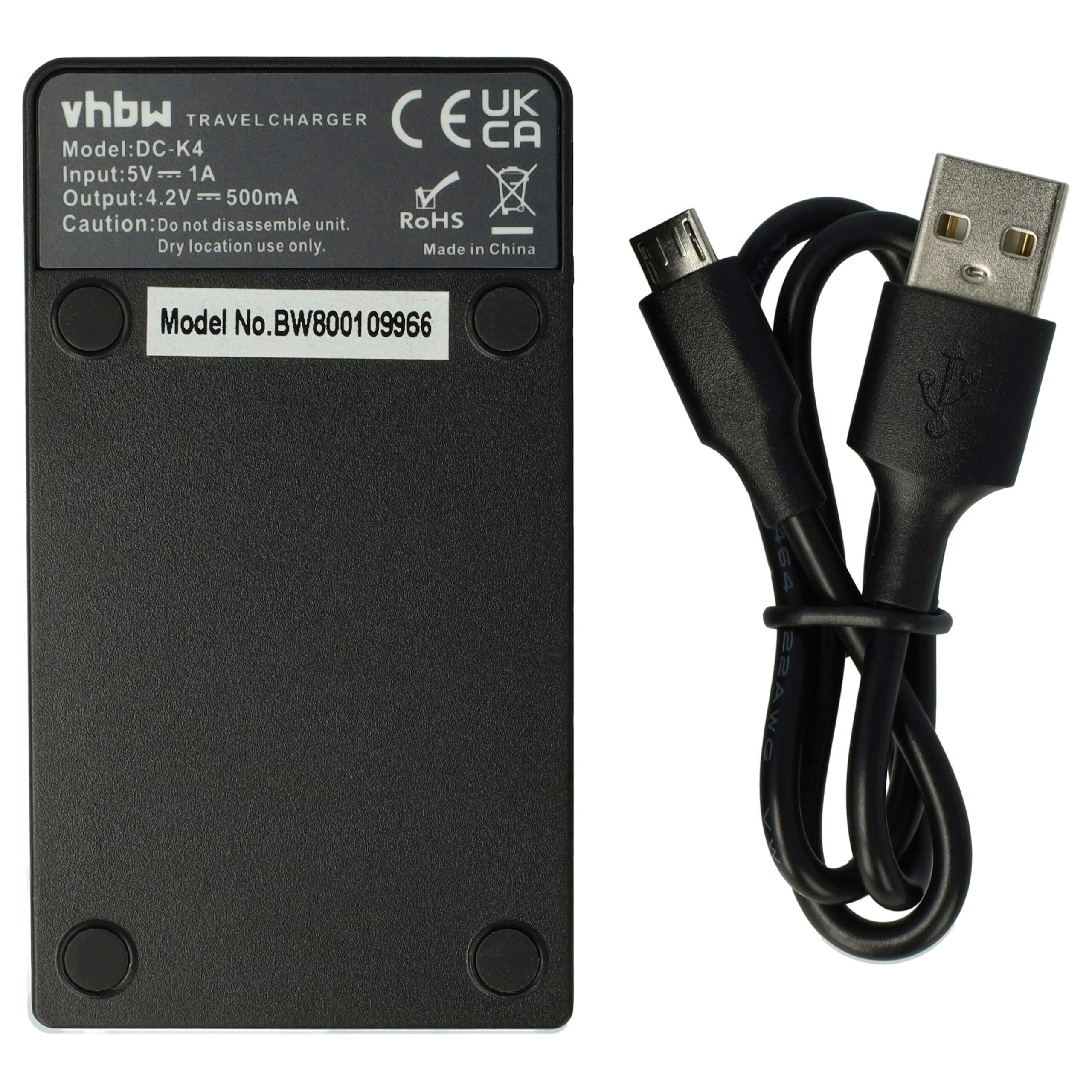 Carregador de Bateria USB-C + Cabo USB-C Compatível Olympus Li-70C - 0,5 A - Image 2