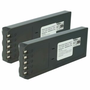 Bateria vhbw 2x 2500 mAh 7.2 V NiMH compatível com Fluke BP7217