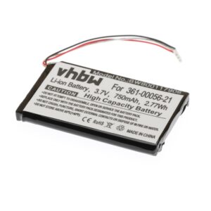 Bateria vhbw para GPS Garmin 361-00056-21 - 750mAh, 3.7V