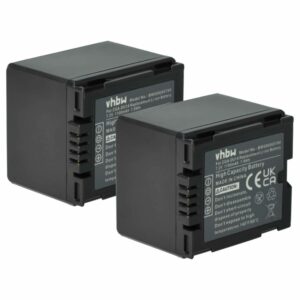 2x Bateria vhbw compatível com Hitachi DZ-BP07s, DZ-BP21, DZ-BP14s - 1100mAh, 7.2V, Li-Ion