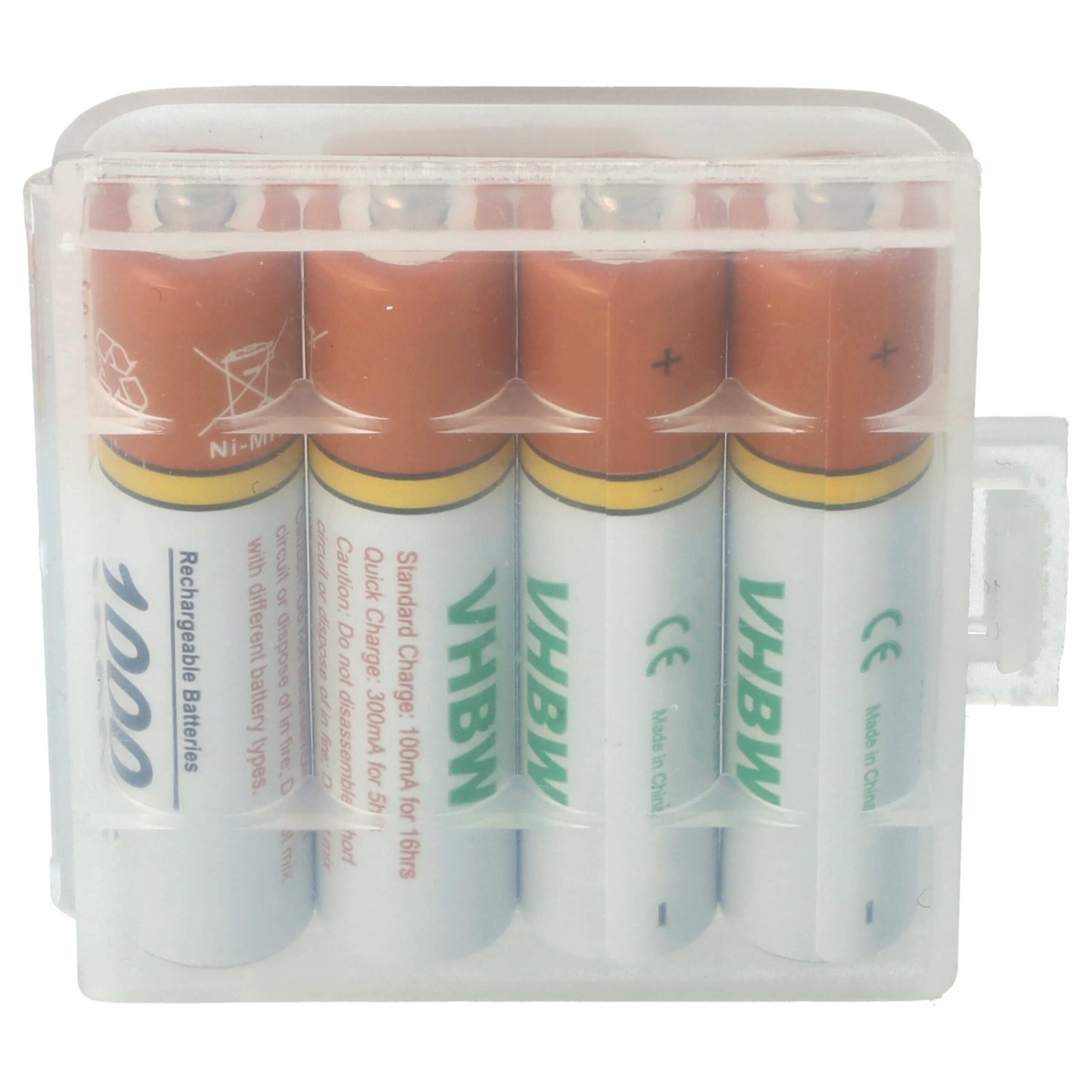 Conjunto de 4 Baterias vhbw para Telefones DECT Philips, Grundig, Sennheiser - 1000 mAh 1.2V NiMH - Image 3