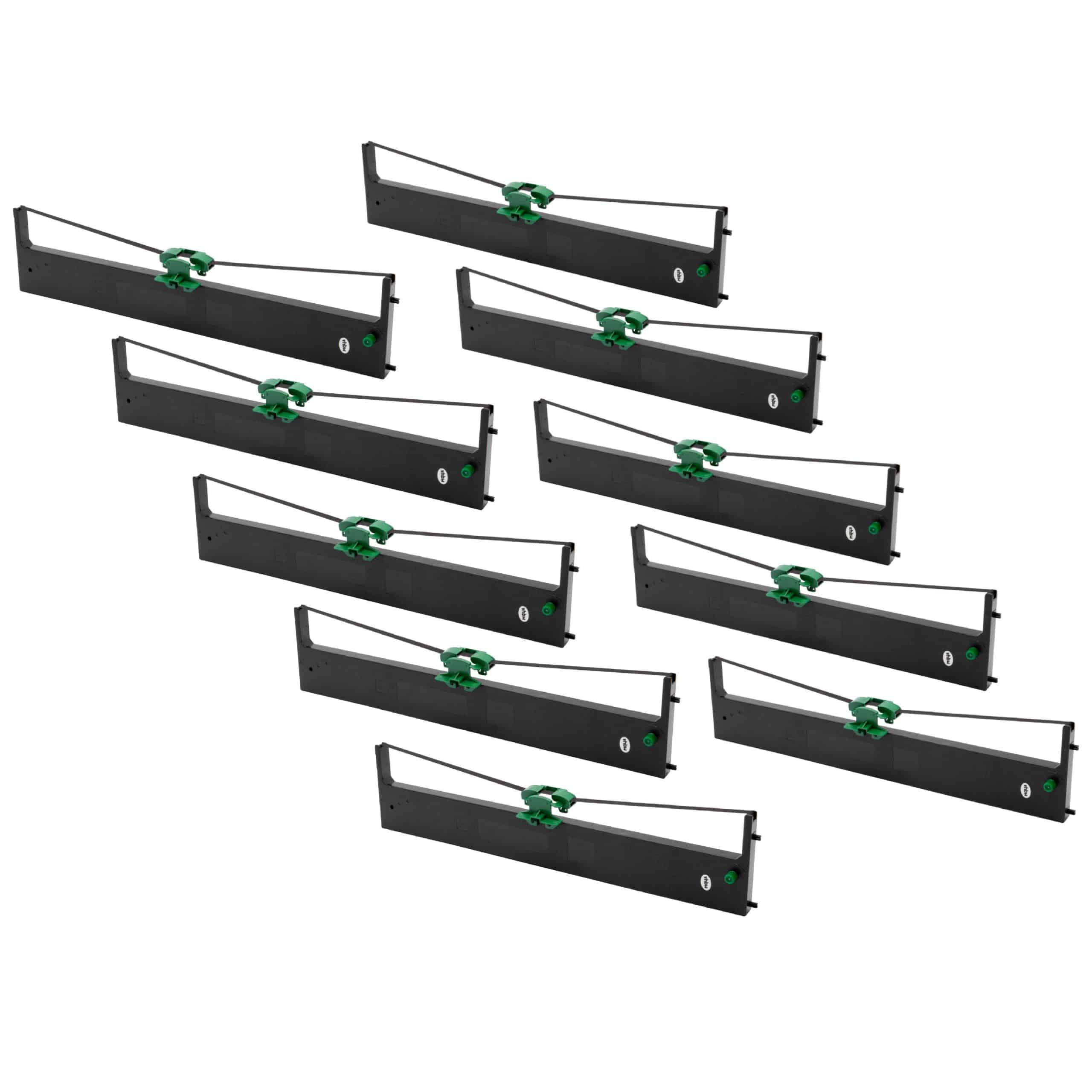 Pack de 10 Fitas de Tinta para Impressora Compuprint PRK6287-6 - vhbw