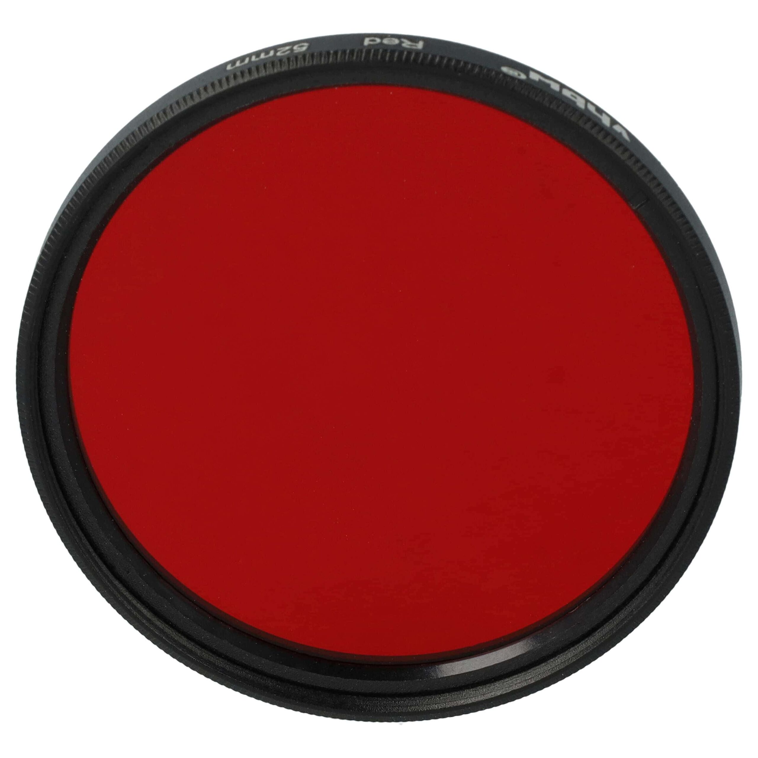 Filtro Vermelho vhbw para Objetivas de Câmara com Rosca de 52 mm - Image 3