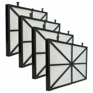Kit com 4 Filtros de Substituição para Aspirador de Piscina Dolphin 9991433 R4 - Filtro Fino 26,5 x 17,5 x 5,4 cm
