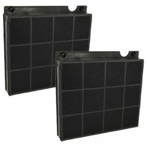 2x Filtro de Carvão Ativado Compatível com AEG MCFE01, EHFC15, E3CFE15 para Zanussi