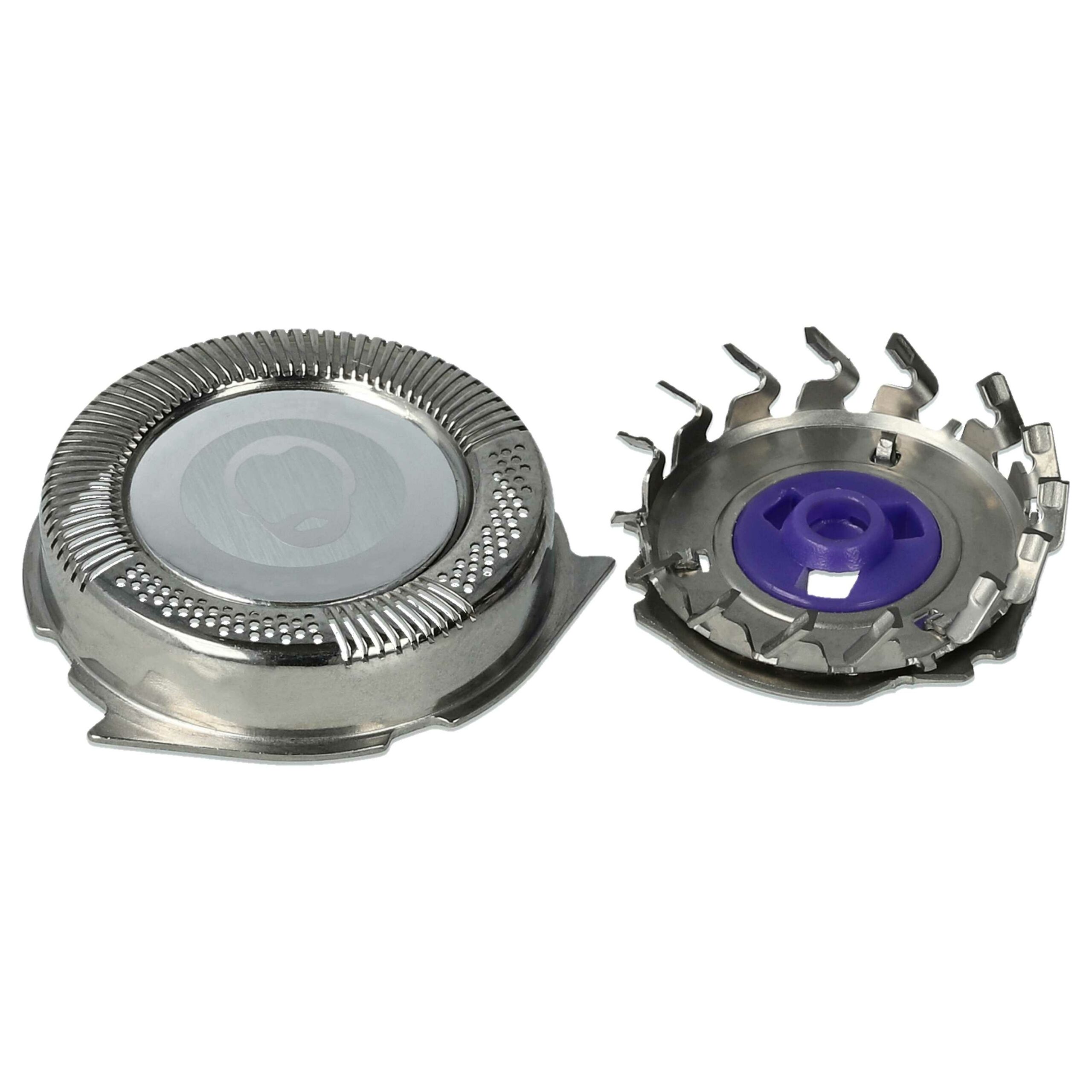 6x Cabeças de Corte para Philips HQ8, SH50 - Compatível com Barbeadores Elétricos Philips, Prata - Image 3