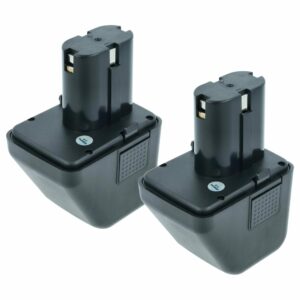 2x Bateria vhbw 70291510061 para Pistola de Rebites Gesipa - 1500 mAh, 12 V, NiMH