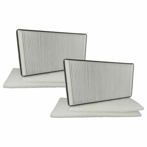 Conjunto de 6 Filtros vhbw compatível com Helios 00039, 00042