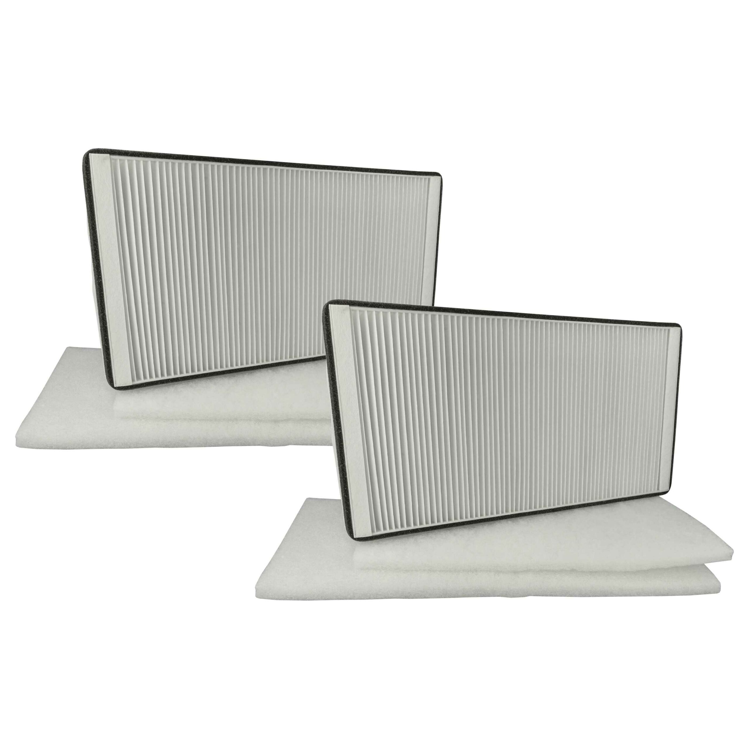 Conjunto de 6 Filtros vhbw compatível com Helios 00039, 00042