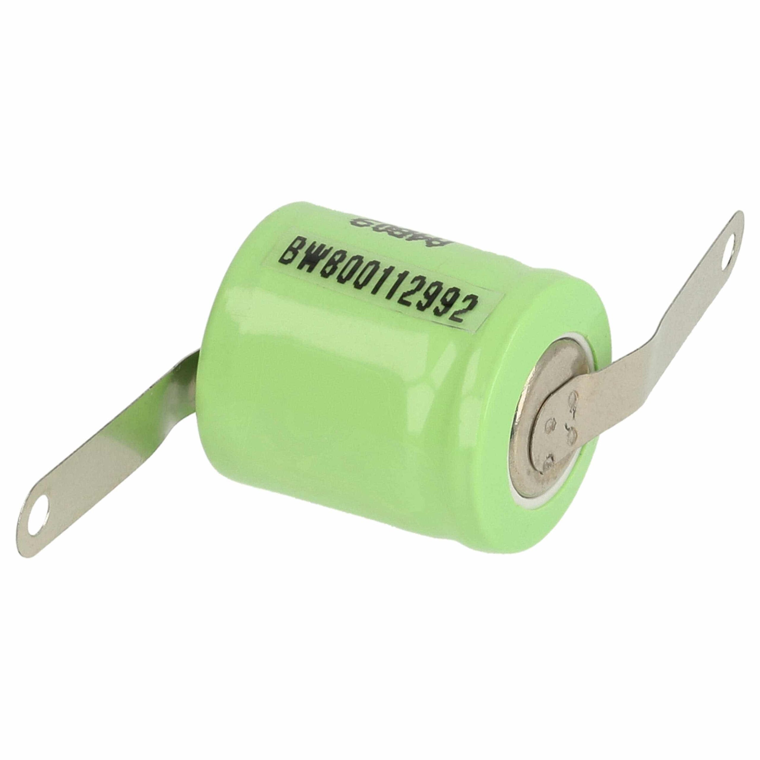 Bateria Recarregável 1/3AA NiMH 300 mAh 1.2V vhbw para Modelos e Lâmpadas Solares - Image 4
