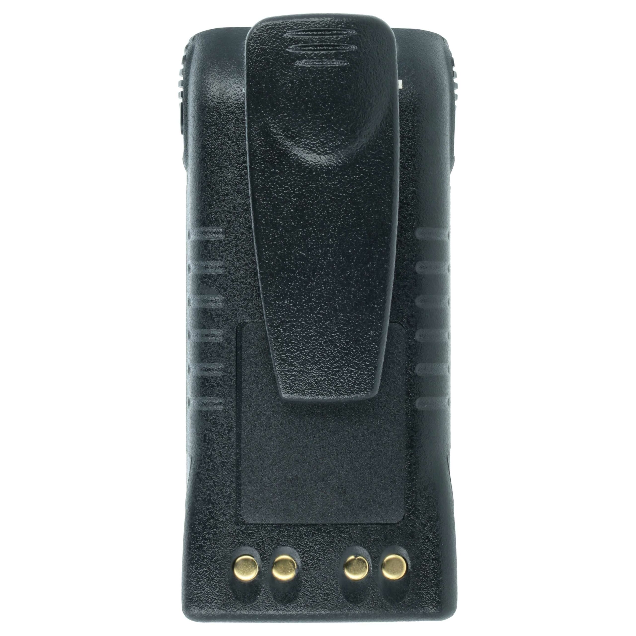 Bateria para Rádio Motorola NNTN5510, NNTN5510BR, NNTN5510AR - 1500 mAh 7.4 V Li-Ion com Clipe de Cintura vhbw - Image 4