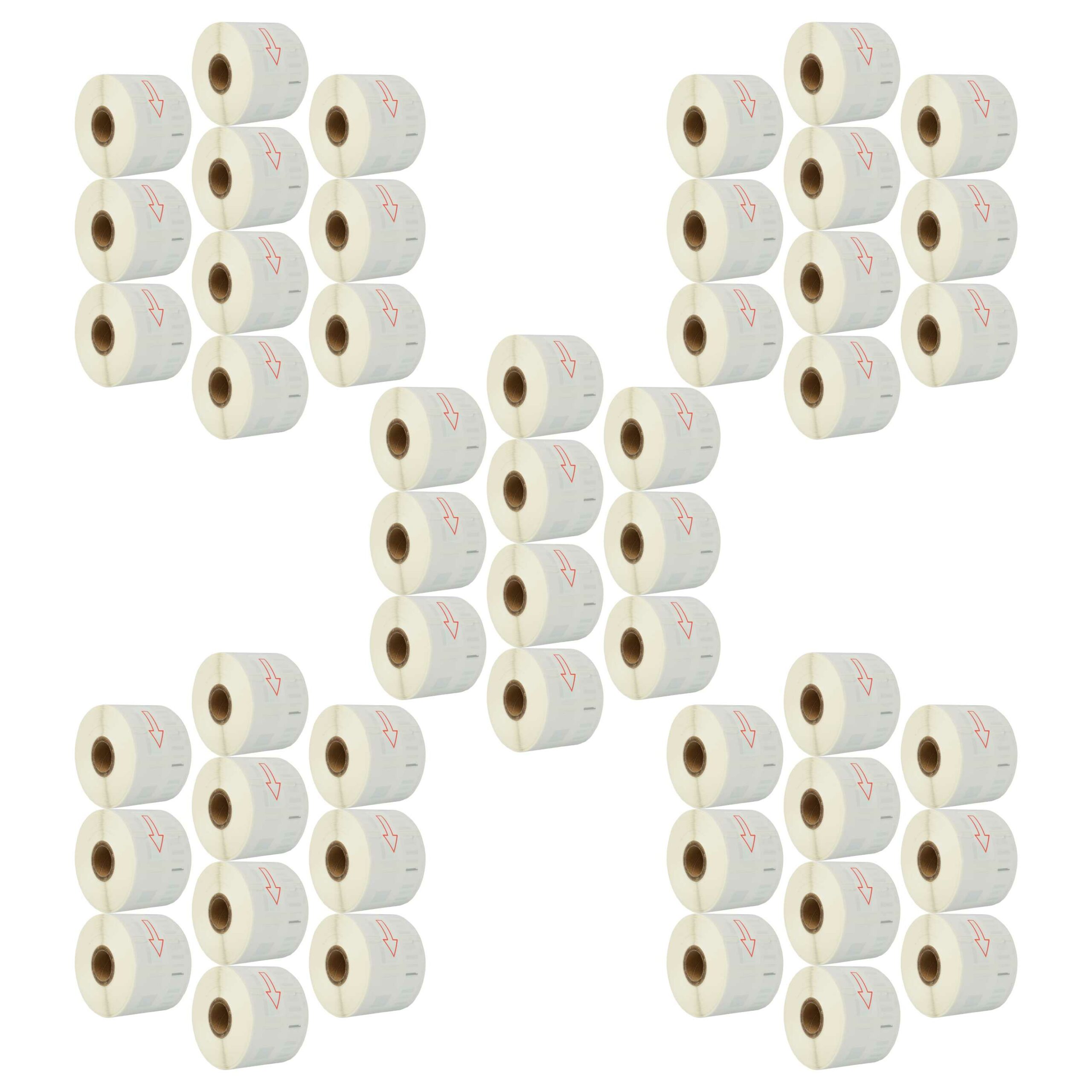 Rolo de Etiquetas 50x Compatível com Dymo 11354 - 57 mm x 32 mm