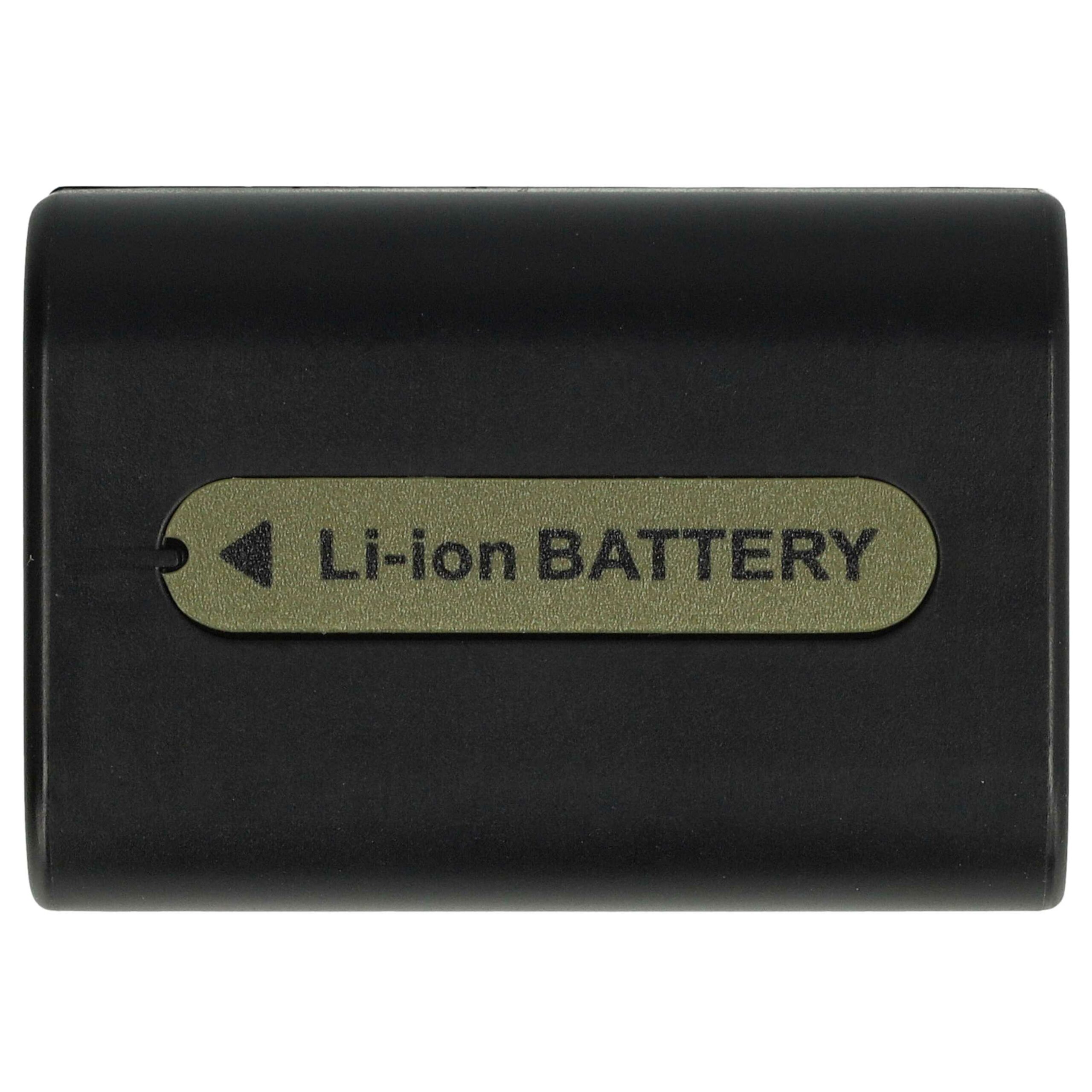 Bateria vhbw compatível com Sony NP-FH50, NP-FH100, NP-FH70, NP-FH40 - 500mAh, 7.2V, Li-Ion com Chip Info - Image 4