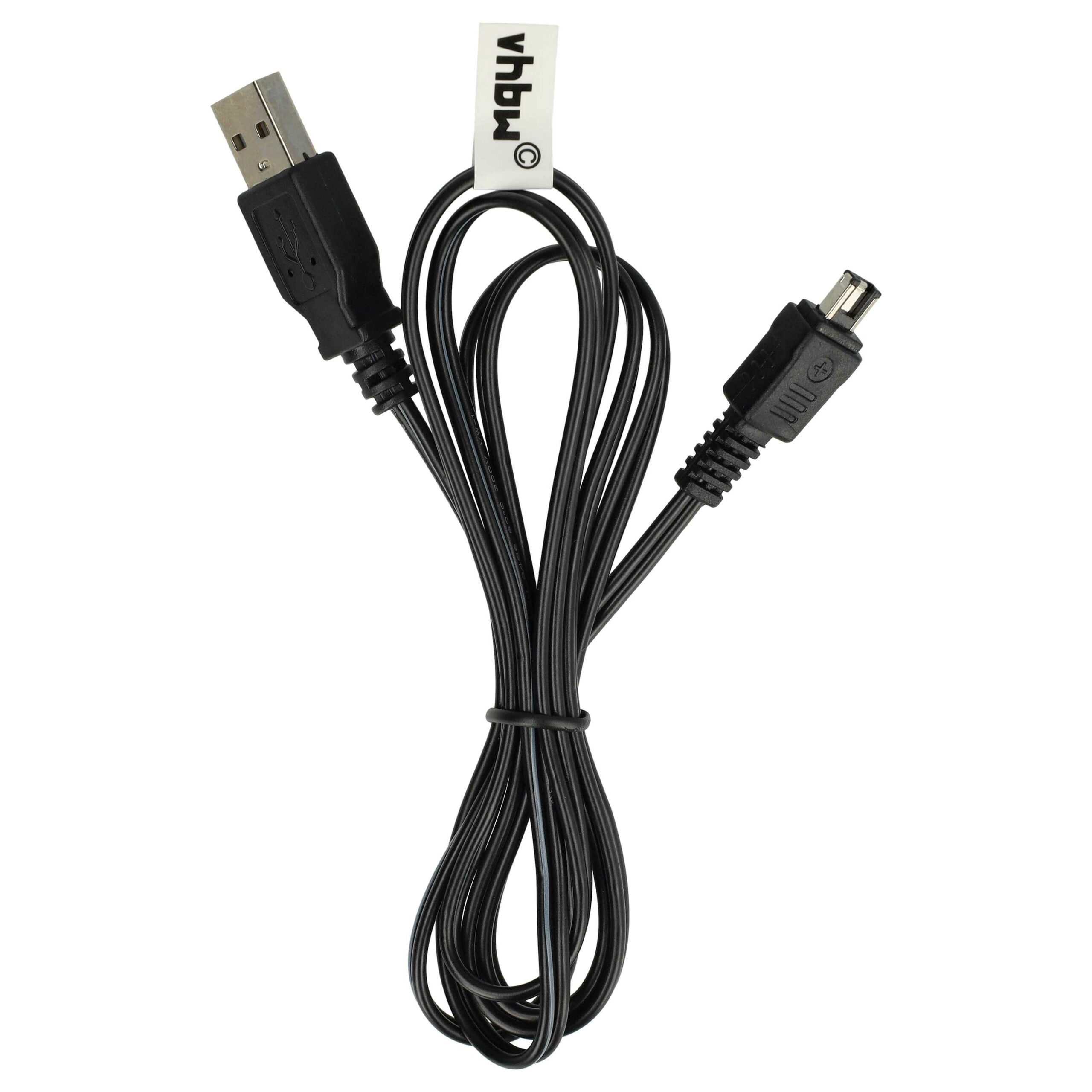 Cabo USB de Carregamento para Câmaras Canon Legria HF M52, HF M56, HF M506, HF R36 - vhbw - Image 3