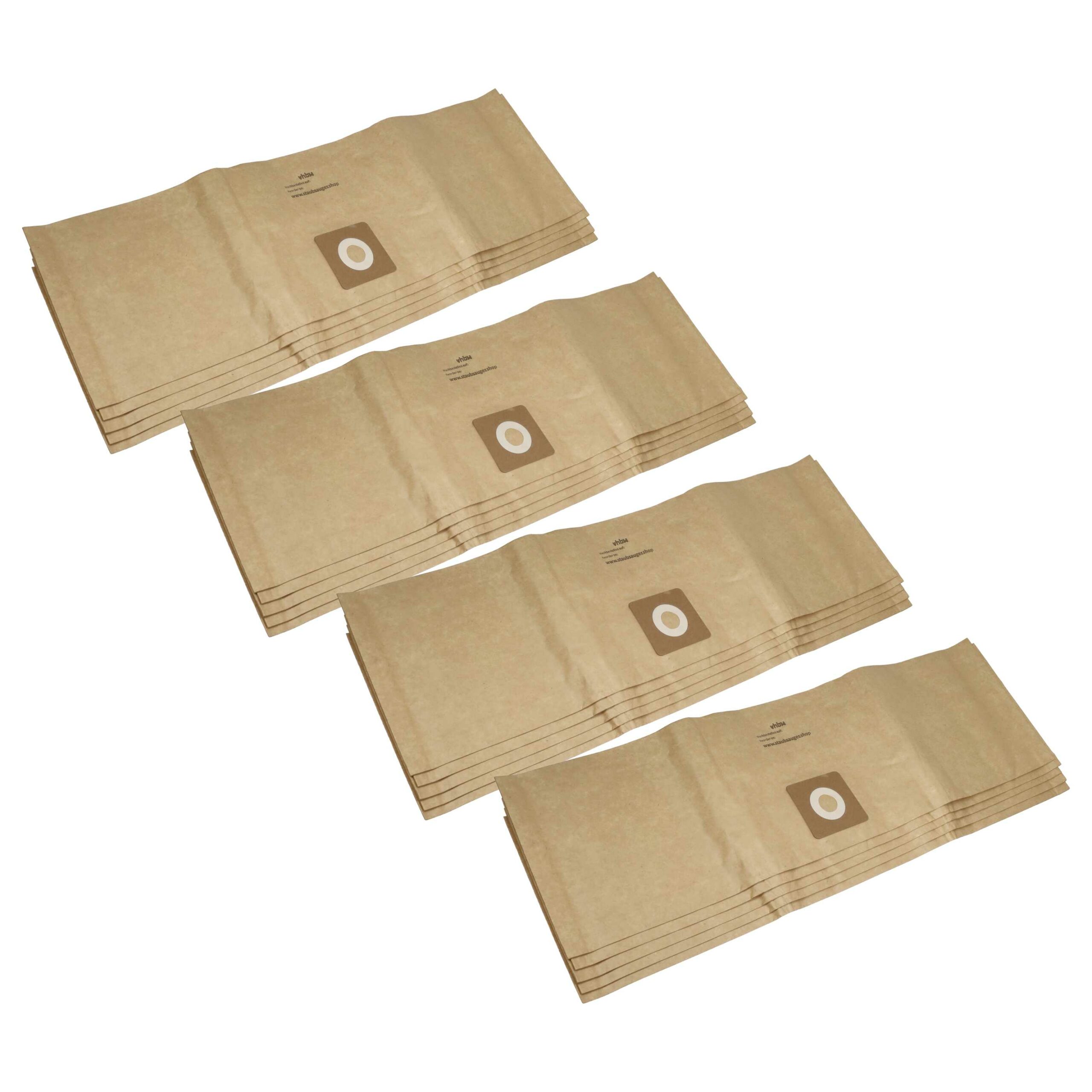 Pack 20x Sacos para Aspirador Bosch compatíveis com 2609256F33 - Papel