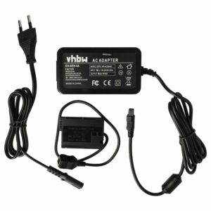 Fonte de Alimentação vhbw para Câmaras Nikon - Substitui EH-5 com Acoplador DC - 2 m, 9 V 4,5 A