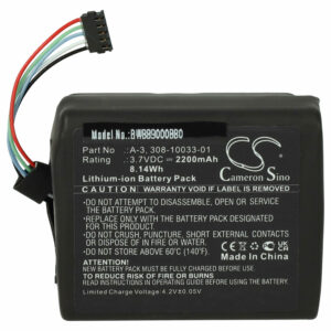 Bateria de Substituição vhbw para Arlo Baby Monitor 308-10033-01, A-3 - 2200 mAh 3.7 V Li-Ion