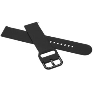 Bracelete para Samsung Galaxy Watch - silicone, preto, 20mm