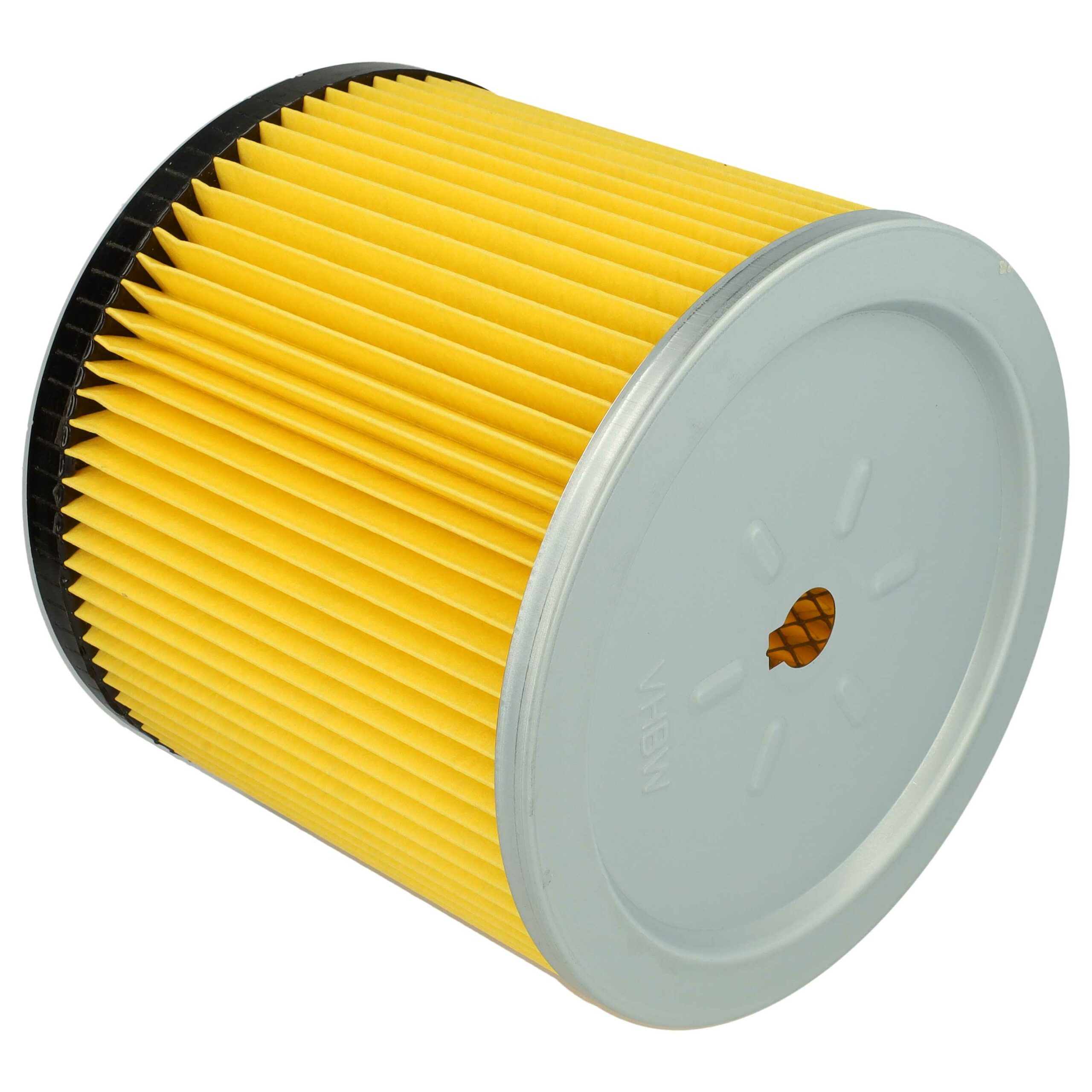 8 Filtros de Cartucho vhbw para Aspirador Bosch 2607432001 (preto/prata/amarelo) - Image 4