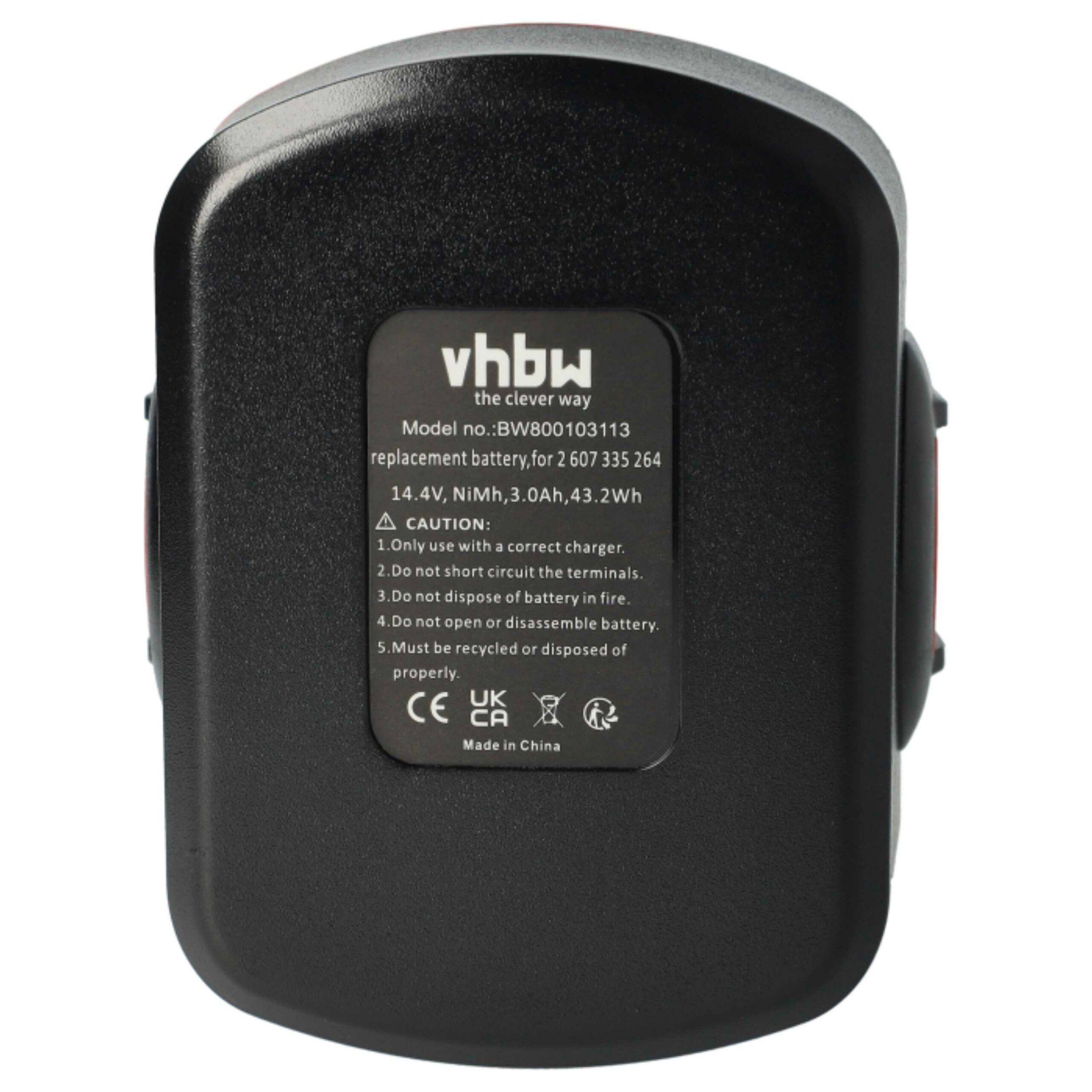 Pack 3 Baterias vhbw para Bosch 2 607 335 263 - 14.4V 3000 mAh NiMH - Image 3