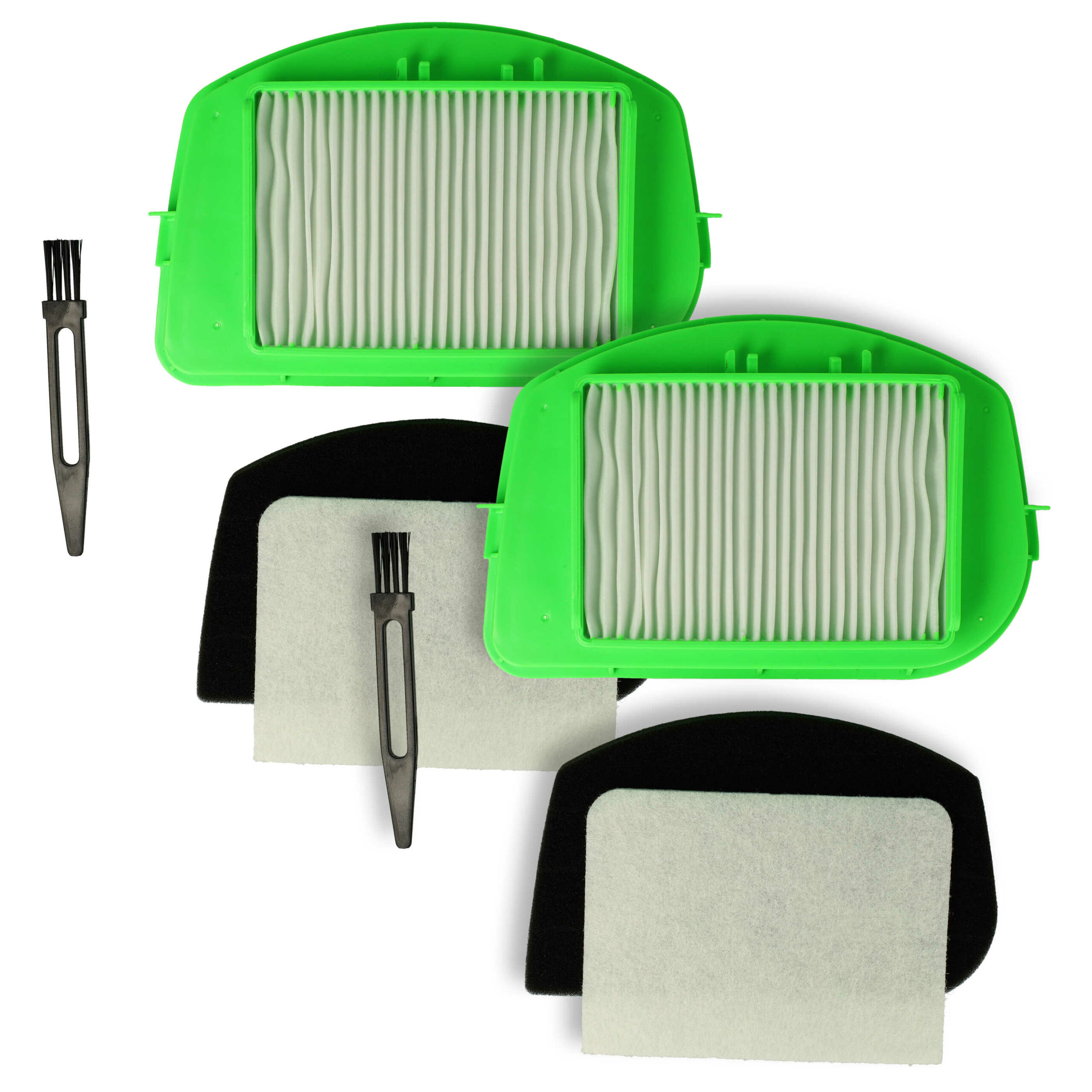 Conjunto de 8 Peças com Filtros e Escovas para Rowenta ZR005601, ZR005701, Moulinex e Tefal