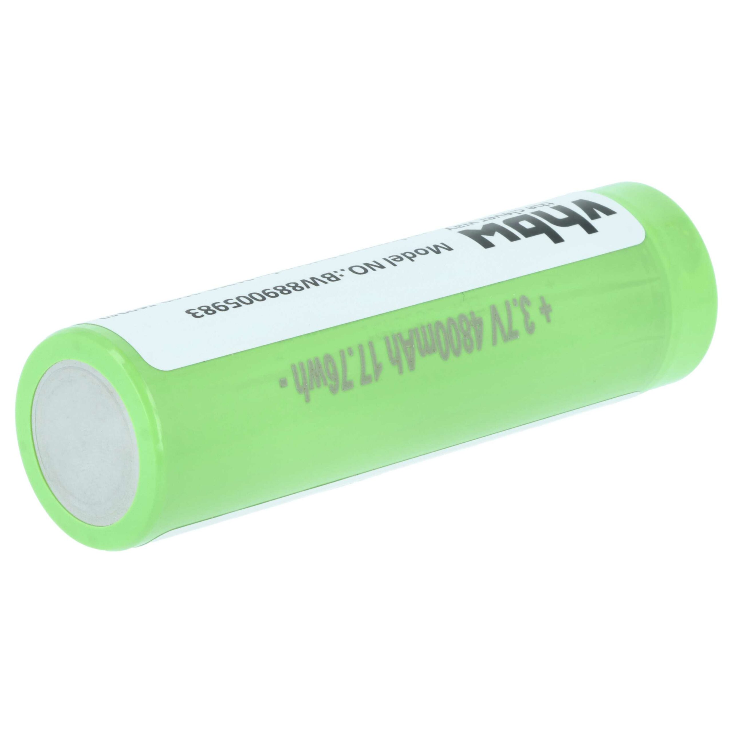 Bateria vhbw 5x compatível com Ledlenser 2S1P - 4.8 Ah 3.7 V Li-Ion - Image 2