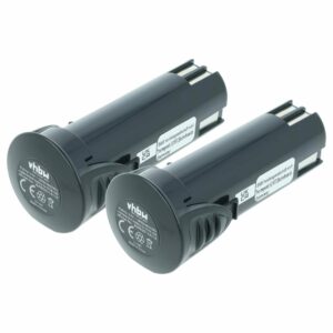 Pack 2x Bateria vhbw para Parafusos Panasonic EZ9L10, EY9L10B - 2000 mAh, 3.6 V, Li-Ion