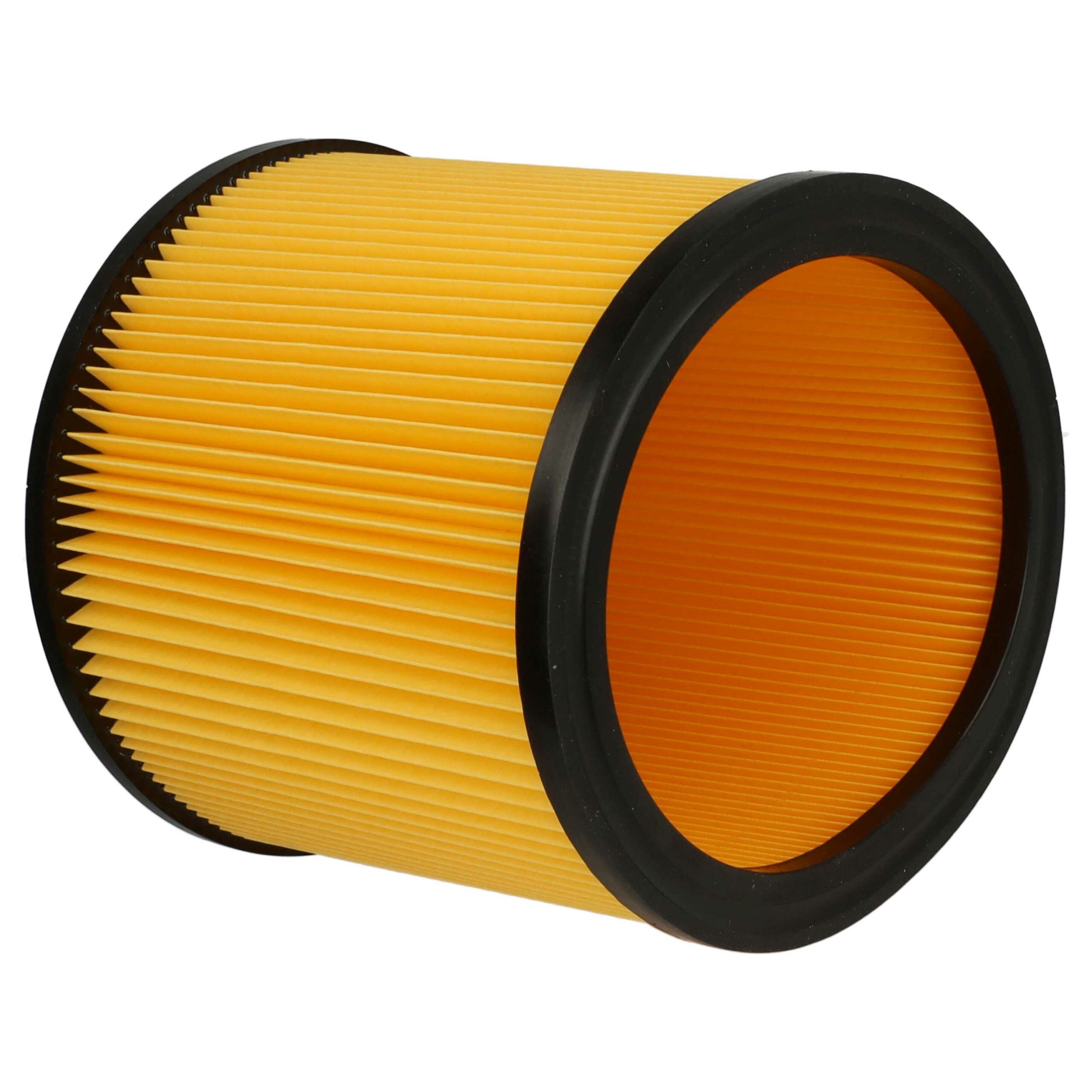 4x Filtro Cartucho Substituto Grizzly 91092030 para Aspirador Parkside, Preto/Amarelo - Image 4