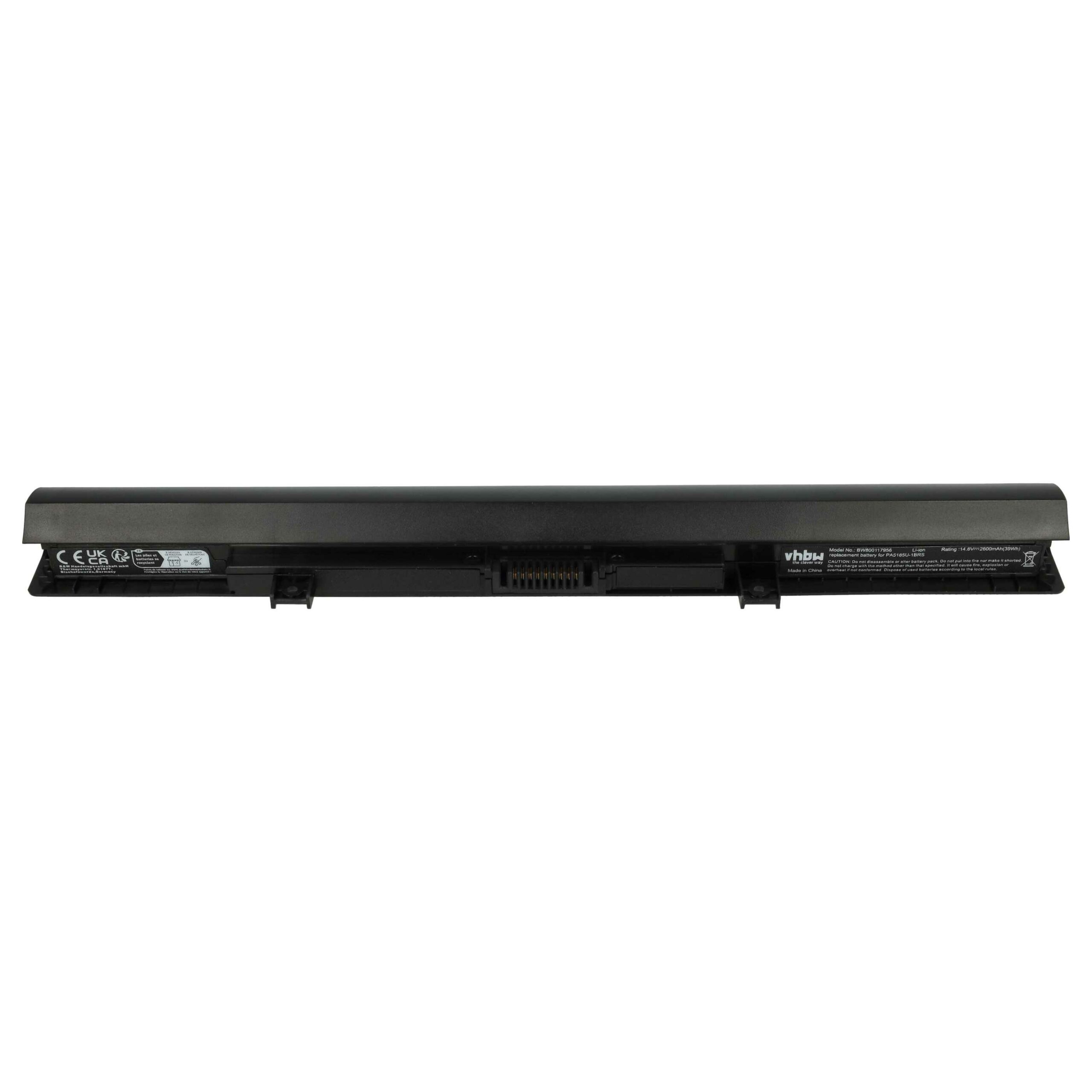 Bateria para Toshiba PA5184U-1BRS, PA5185U-1BRS, PA5186U-1BRS - 2600 mAh 14.8 V Li-Ion vhbw - Image 3