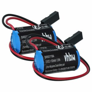Bateria Industrial Siemens 575332TA vhbw 900mAh 3V Li-MnO2 (Pack 2 unidades)