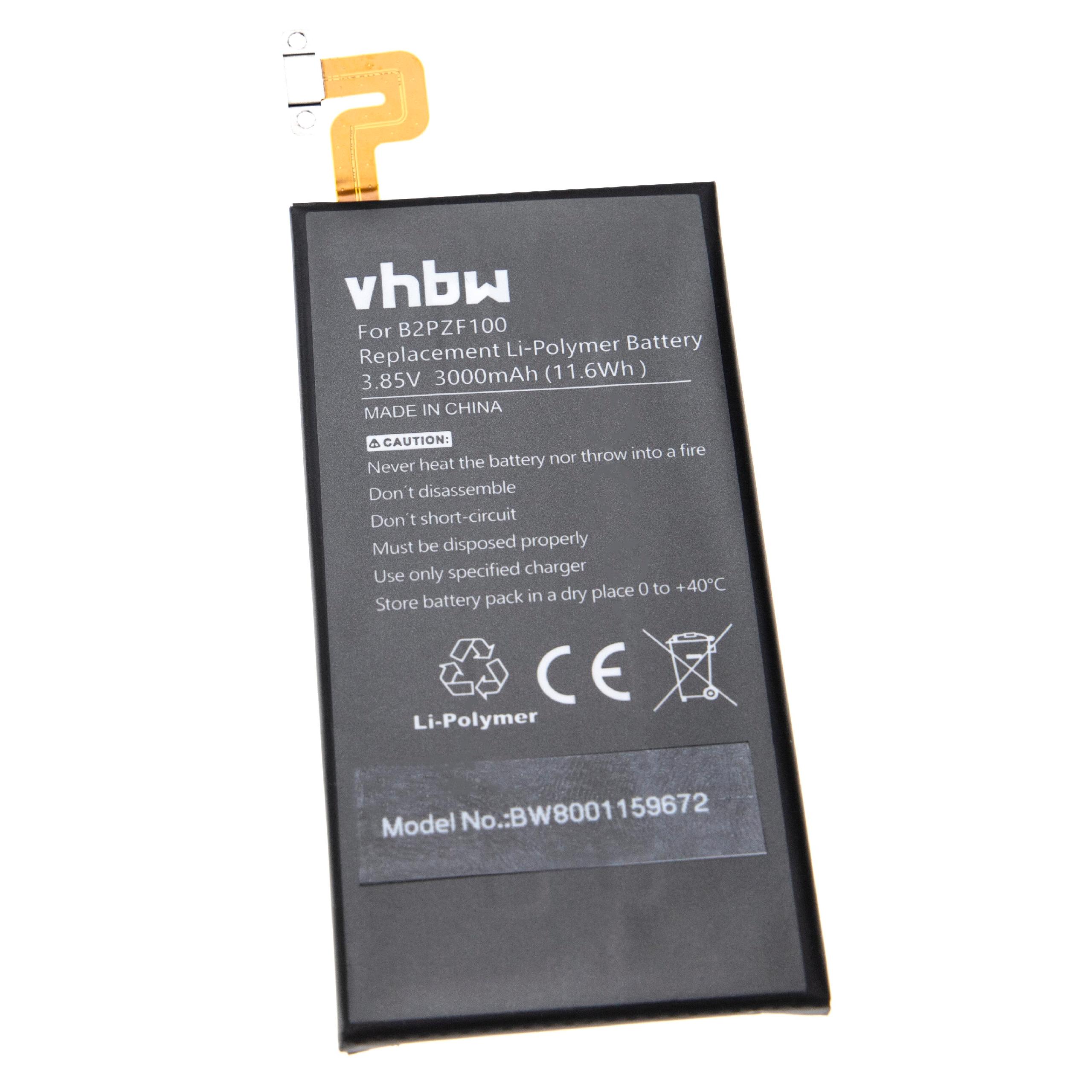 Bateria para Telemóvel HTC 5H00269-00M, B2PZF100 - 3000 mAh 3.85 V Li-polímero vhbw