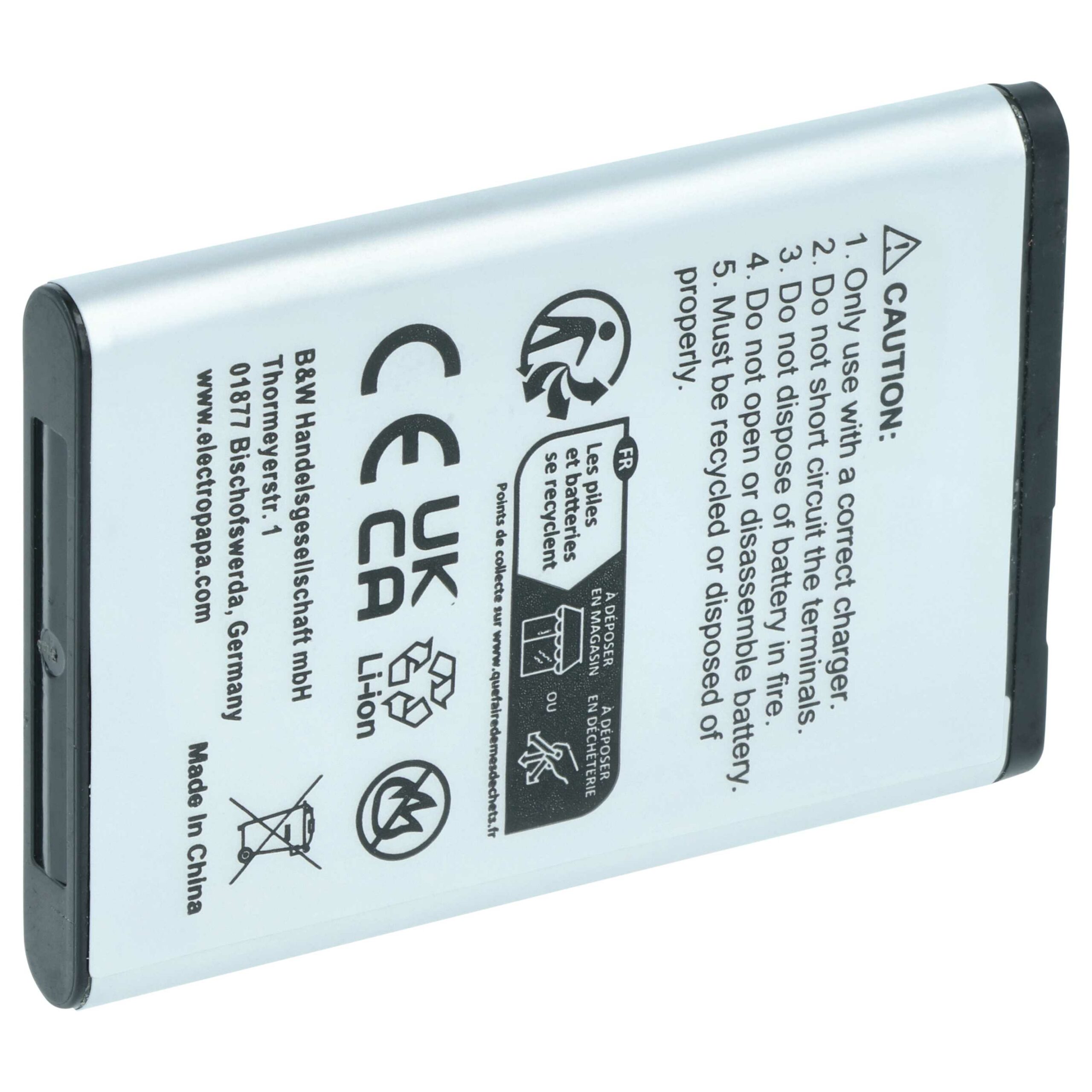Bateria para Samsung AB043446LE, AB043446LA, AB043446BE, AB043446BC - 900 mAh 3.7 V Li-Ion vhbw - Image 2